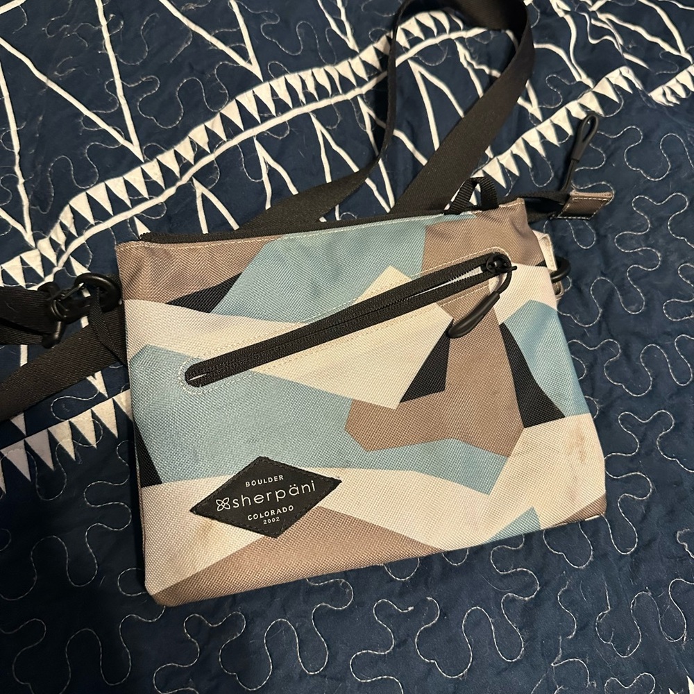 Sherpani Abstract Multi-Color Crossbody Bag